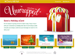 Screenshot of Holiday eCards