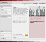 Screenshot of Regulatory Solutions Inc