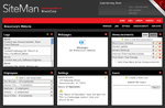 Screenshot of SiteMan