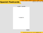 Screenshot of Spanish Flashcards